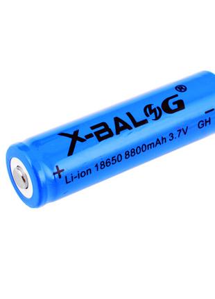 Аккумулятор X-Balog 8800 18650, (~800mAh), синий