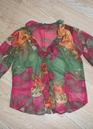 Лёгкая полупрозрачная блуза от adessa woman (3013)