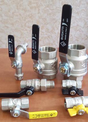 Кран шаровый Bugatti Arizona 601 в-в 1 1/2" чор.р.