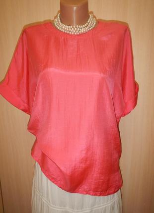 Шелковая блуза malina wong p.40 100% шелк