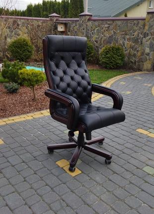 Нове шкіряне директорське крісло Гарне кріселечко, кресло кожаное