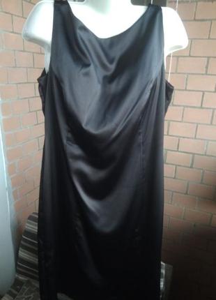 Маленькое черное платье футляр плюс сайз 46 евро укр 52-54