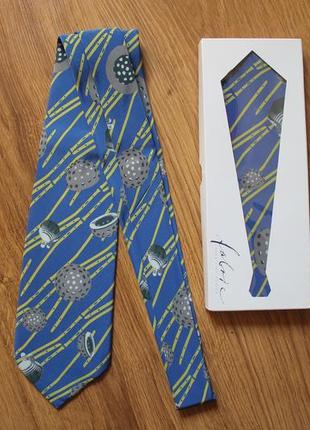 Шелковый галстук краватка fabric frontlines zurich
