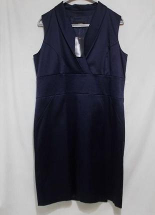 Новое платье темно-синий атлас 'yorn' 50-52р