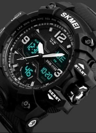 Часы мужские наручные спортивные тактические часы skmei 1155