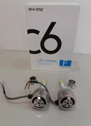 Комплект автомобильных LED ламп C6 HeadLight H1 12v 36 Вт