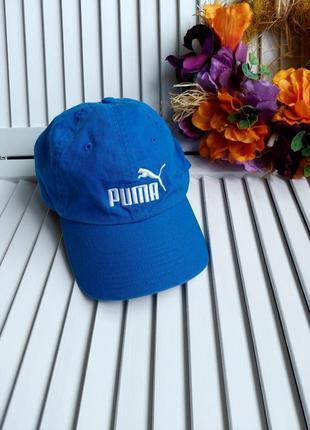 Кепка бейсболка голубая синяя с логотипом от puma