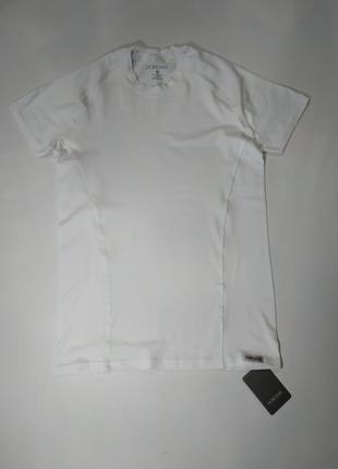 Модная белая вискозная футболка для мужчины doreanse 2535 доре...