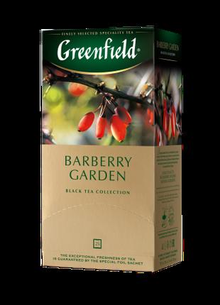 Чай чорний BARBERRY GARDEN 1,5гх25шт., "Greenfield" , пакет