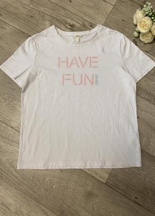 Оверсайз футболка esprit "have fun", р.s-m