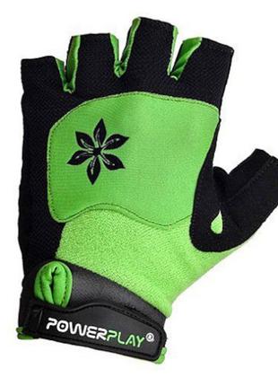 Велоперчатки PowerPlay 5284 B, Green S