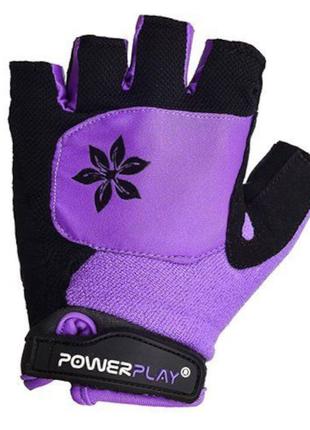 Велоперчатки PowerPlay 5284, Purple XS