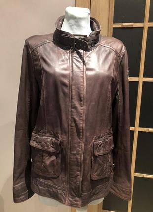 Кожаная куртка napapijri (к01-005)
