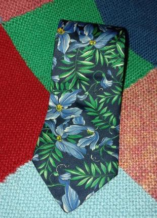 Красивый галстук 100% шёлк