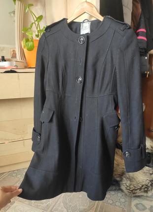 Пальто чорне на дівчинку 42 розмір на підлітка / женское