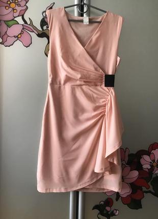 Плаття пудрове/ рожеве міді
