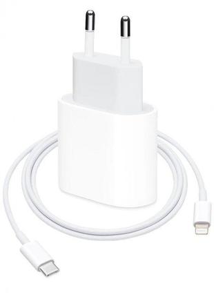 КОМПЛЕКТ ORIGINAL: 20W USB-C Power Adapter USB-C to Lightning ...