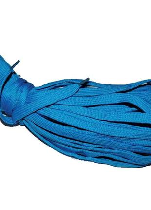 Шнурки для взуття Електрик пласкі(сині) 1м (10пар) ТМ ОЛЬХОВ