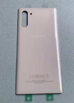 Задняя крышка для Galaxy Note 10 Aura White белого цвета (SM- ...