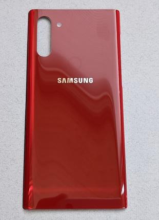 Задняя крышка для Galaxy Note 10 Aura Red красного цвета (SM- ...