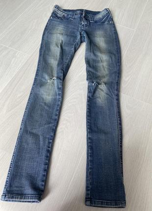 Женские джинсы-лосины