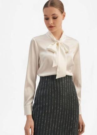 Роскошная шелковая блуза luisa spagnoli италия 100% шелк
