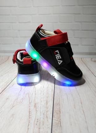 Кроссовки на мальчика с led подсветкой