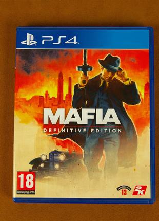 Диск Playstation 4 - Mafia Definitive Edition