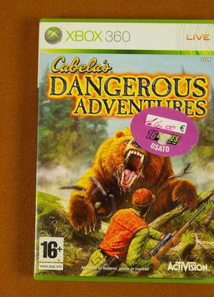 Диск XBOX 360 - Cabelas Dangerous Adventures