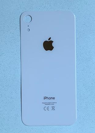 Задняя крышка для iPhone XR White на замену белая