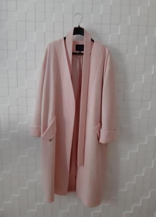 Пальто пудрово-рожевого кольору від raslov