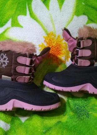 Зимові термосапоги, черевики, чоботи ,stups 25-26 вказаний роз...