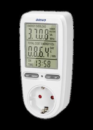 Энергометр (ватметр) с LCD дисплеем OR-WAT-435(GS) ORNO