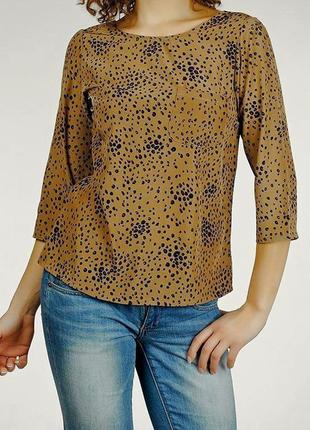 Новая нарядная золотистая блуза "fresh made" германия 44р
