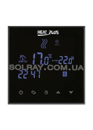 Терморегулятор для теплого пола Heat Plus BHT-800GBS2 Black