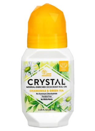 Crystal Body Deodorant, Натуральный шариковый дезодорант с ром...