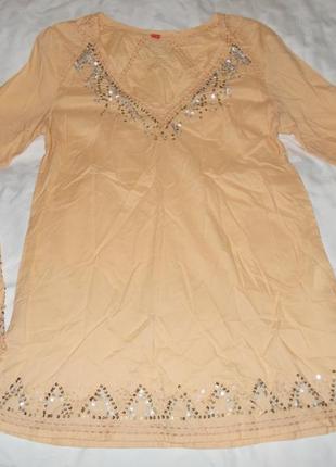 Блуза нежно-персикового цвета esprit