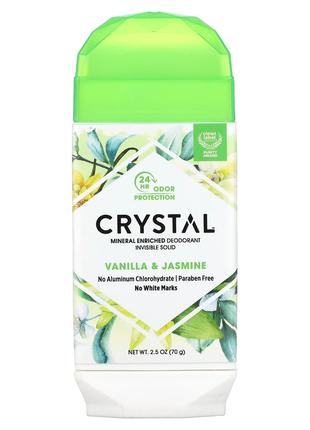 Crystal Body Deodorant, Невидимый твердый дезодорант, ваниль и...