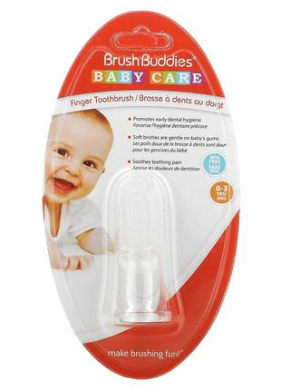 Brush Buddies, "Забота о детях", зубная щетка на палец, 0-3 ле...