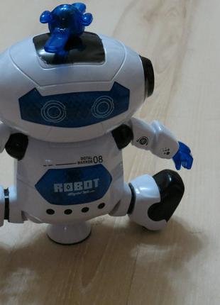 Танцующий светящийся робот Dancing Robot | Детская игрушка музыка