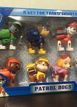 Детский набор (8 в 1) DOG SWAT Щенячий Патруль Герои-спасатели