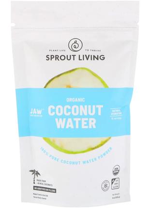 Sprout Living, порошок из органической кокосовой воды, 225 г (...