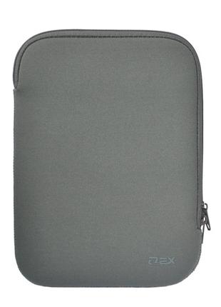Чехол для ноутбука 12-13.3" серый на молнии D-LEX LXNC-3212-GY