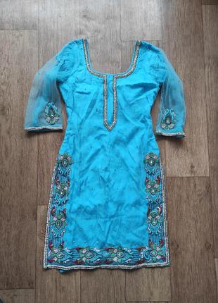 Индийское платье , нарядное платье