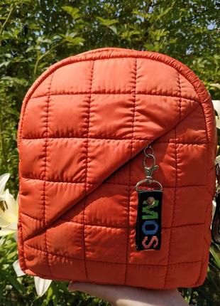 Жіночий рюкзак, женский рюкзак, неоновий помаранчевий рюкзак