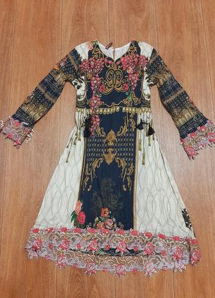 Платье индийское р.40-42 xxs-xs принцесса королева костюм карн...