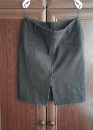 Теплая черная юбка с начесом на подкладке gritana украина