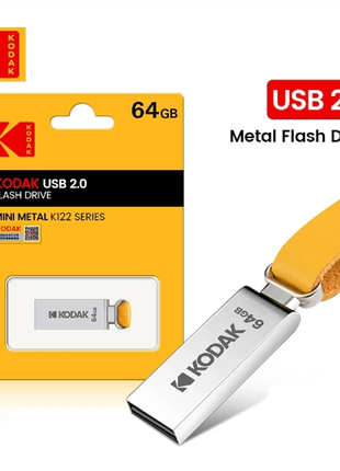 USB-флешнакопичувач KODAK K122 металевий, 64 Гб