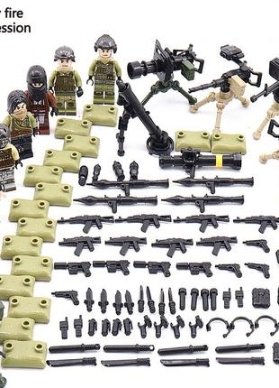Фигурки спецназ военные Ирак Афганистан боевики лего-совместимые