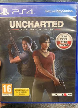 Uncharted zaginione dziedzictwo гра для Sony Playstation 4 PS4